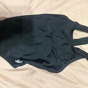 Speedo Kids One-Piece Swimsuit in Black
